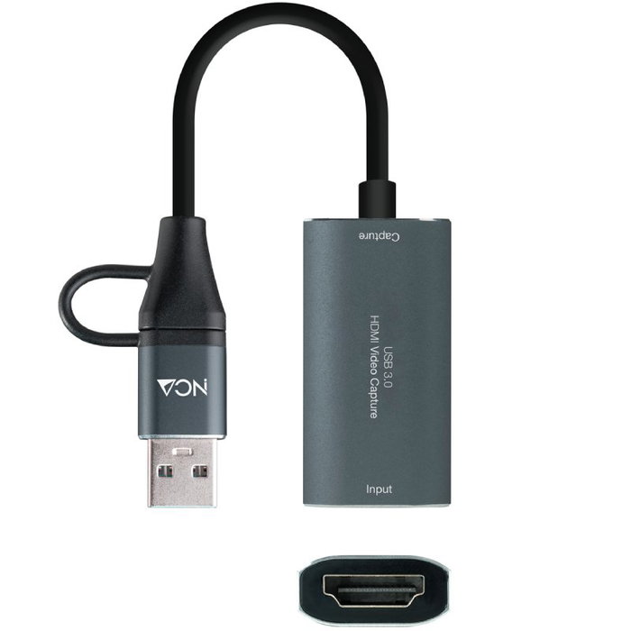 Nanocable Capturadora de Vídeo/Audio HDMI 4K USB-C/USB-A 10.15.0001
